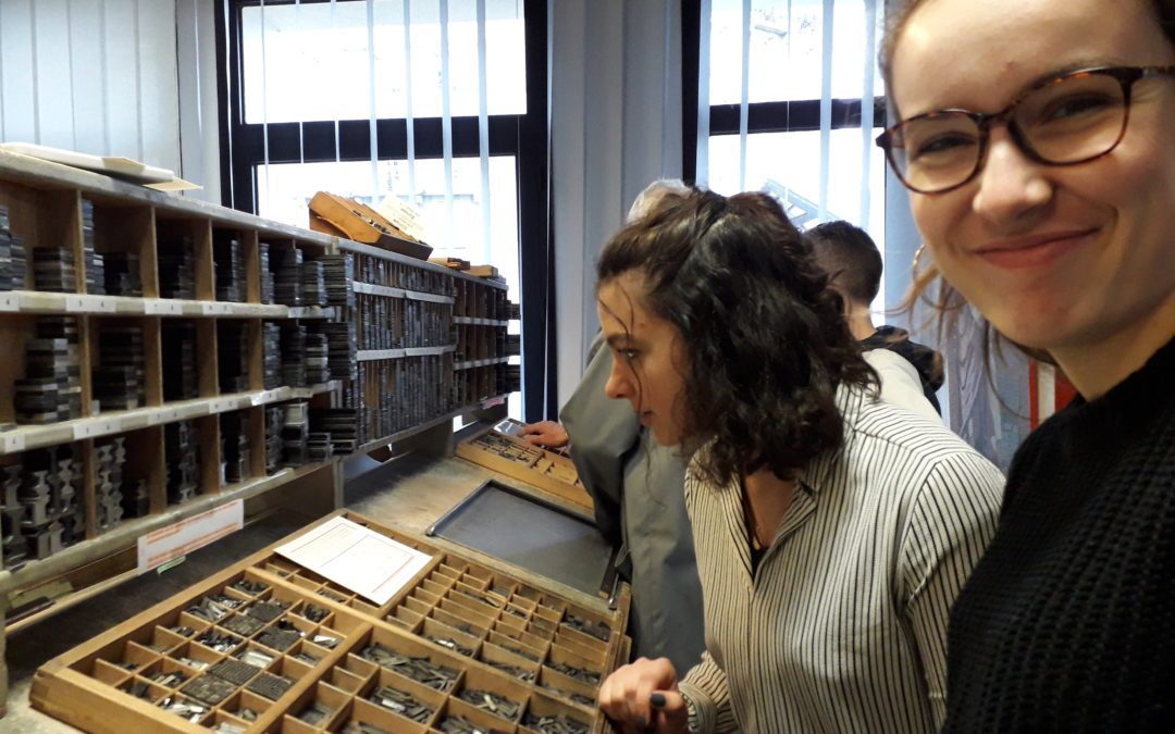 La classe Presse en visite au Musée de l’imprimerie