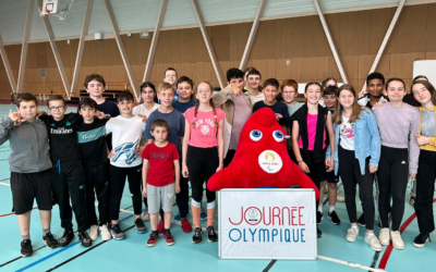 Matinée olympique au collège organisée par le Comité Départemental Olympique et Sportif